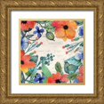 thumbnail image 1 of Allen, Kimberly 15x15 Gold Ornate Wood Framed with Double Matting Museum Art Print Titled - Spring Carte Postale 1, 1 of 4