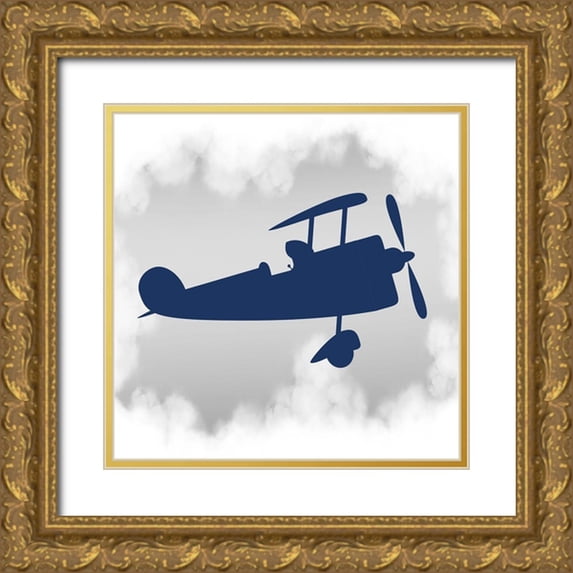 Allen, Kimberly 15x15 Gold Ornate Wood Framed with Double Matting Museum Art Print Titled - Up Up 2