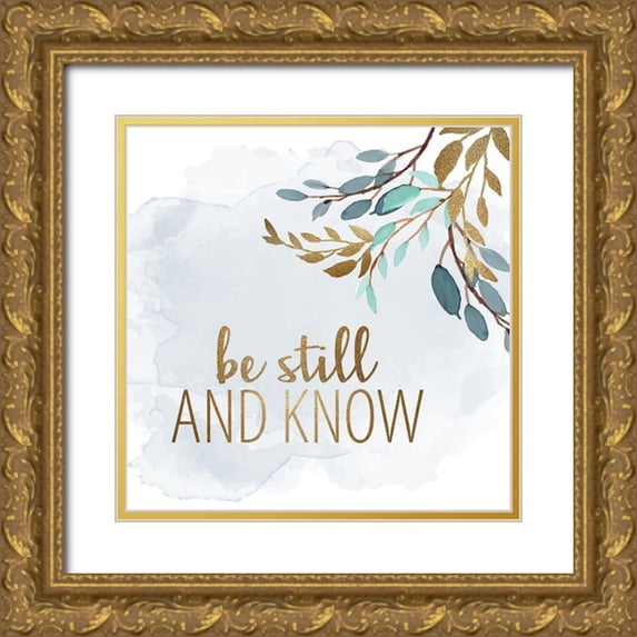 Allen, Kimberly 15x15 Gold Ornate Wood Framed with Double Matting Museum Art Print Titled - What Matters 4