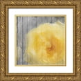 thumbnail image 1 of Allen, Kimberly 15x15 Gold Ornate Wood Framed with Double Matting Museum Art Print Titled - Yellow Bloom Simple, 1 of 4