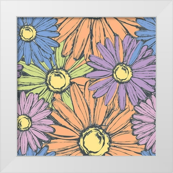 Allen, Kimberly 15x15 White Modern Wood Framed Museum Art Print Titled - Daisy Power