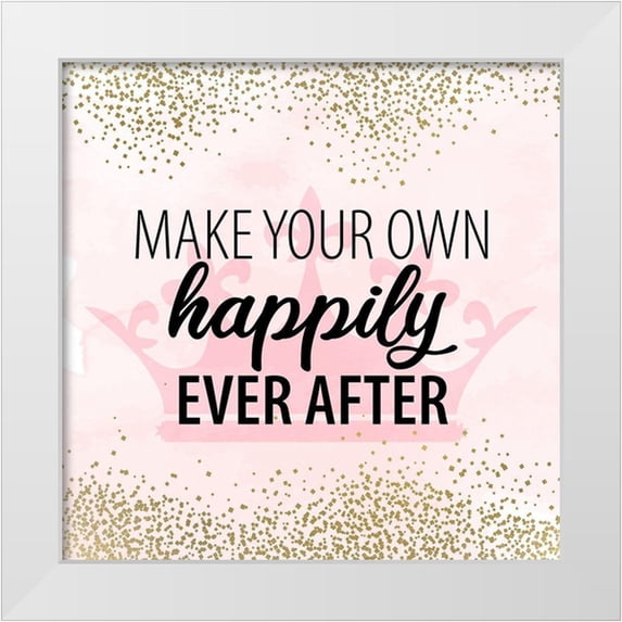 Allen, Kimberly 15x15 White Modern Wood Framed Museum Art Print Titled - Happily Ever After