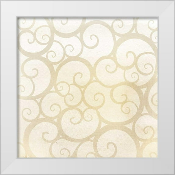 Allen, Kimberly 15x15 White Modern Wood Framed Museum Art Print Titled - Love Dream Laugh Pattern