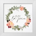 thumbnail image 1 of Allen, Kimberly 15x15 White Modern Wood Framed Museum Art Print Titled - Vive la Joie Wreath, 1 of 4