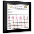 thumbnail image 1 of Allen, Kimberly 15x18 Black Modern Framed Museum Art Print Titled - But First Jesus lips, 1 of 5