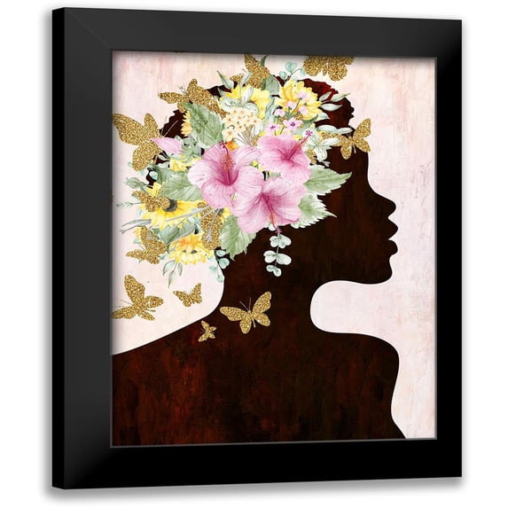 Allen, Kimberly 15x18 Black Modern Framed Museum Art Print Titled - Butterfly Flight 1