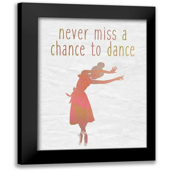 Allen, Kimberly 15x18 Black Modern Framed Museum Art Print Titled - Dance B