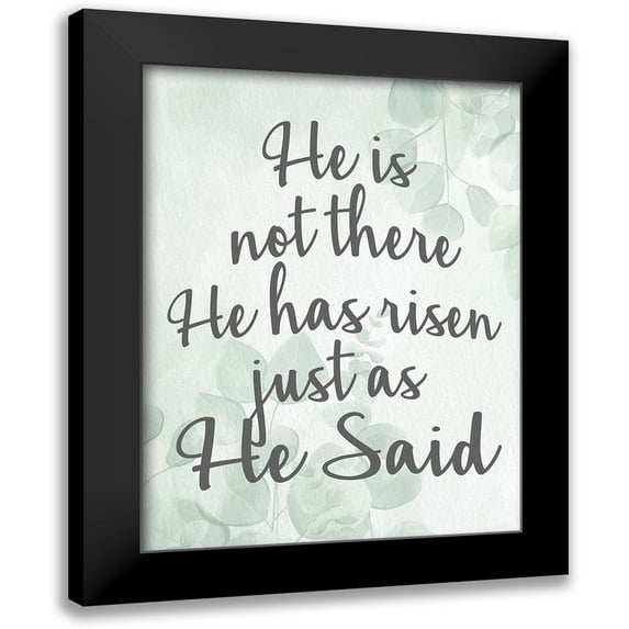 Allen, Kimberly 15x18 Black Modern Framed Museum Art Print Titled - He is not There
