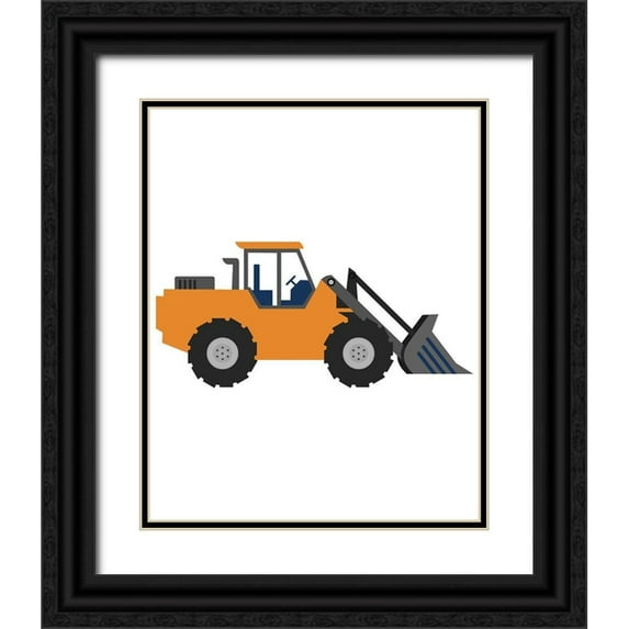 Allen, Kimberly 15x18 Black Ornate Wood Framed with Double Matting Museum Art Print Titled - Build 1