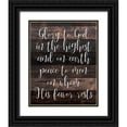 thumbnail image 1 of Allen, Kimberly 15x18 Black Ornate Wood Framed with Double Matting Museum Art Print Titled - Glory to God in the Highest, 1 of 4