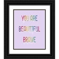 thumbnail image 1 of Allen, Kimberly 15x18 Black Ornate Wood Framed with Double Matting Museum Art Print Titled - You Are 2, 1 of 4