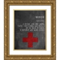 thumbnail image 1 of Allen, Kimberly 15x18 Gold Ornate Wood Framed with Double Matting Museum Art Print Titled - A Nurse, 1 of 4