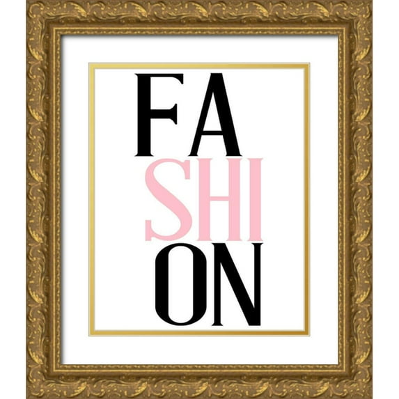 Allen, Kimberly 15x18 Gold Ornate Wood Framed with Double Matting Museum Art Print Titled - Couture 3