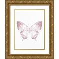 thumbnail image 1 of Allen, Kimberly 15x18 Gold Ornate Wood Framed with Double Matting Museum Art Print Titled - Pressed Butterfly 1, 1 of 4