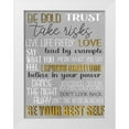thumbnail image 1 of Allen, Kimberly 15x18 White Modern Wood Framed Museum Art Print Titled - Be Bold 1, 1 of 4