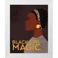 thumbnail image 1 of Allen, Kimberly 15x18 White Modern Wood Framed Museum Art Print Titled - _Black Girl Magic, 1 of 4
