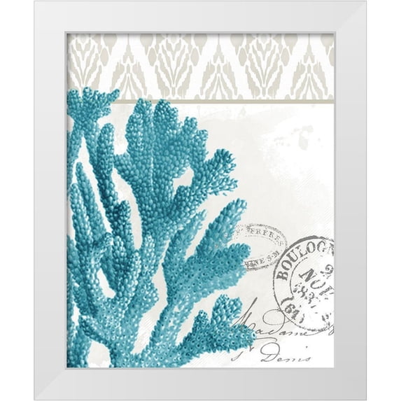 Allen, Kimberly 15x18 White Modern Wood Framed Museum Art Print Titled - By the Sea 2