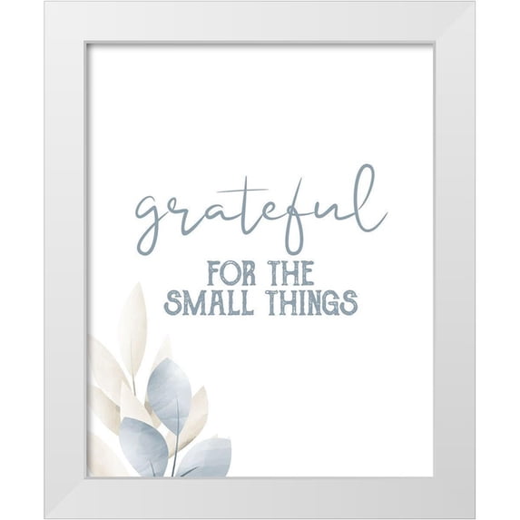 Allen, Kimberly 15x18 White Modern Wood Framed Museum Art Print Titled - Grateful 10