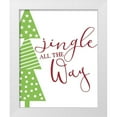 thumbnail image 1 of Allen, Kimberly 15x18 White Modern Wood Framed Museum Art Print Titled - Jingle all the Way v2, 1 of 4