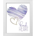 thumbnail image 1 of Allen, Kimberly 15x18 White Modern Wood Framed Museum Art Print Titled - Kind Heart 1, 1 of 4