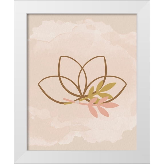 Allen, Kimberly 15x18 White Modern Wood Framed Museum Art Print Titled - Kind Vibes 2