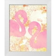 thumbnail image 1 of Allen, Kimberly 15x18 White Modern Wood Framed Museum Art Print Titled - Pink Flamingos 2, 1 of 4