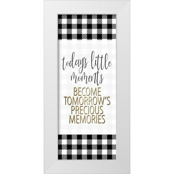 Allen, Kimberly 15x32 White Modern Wood Framed Museum Art Print Titled - Little Moments 1