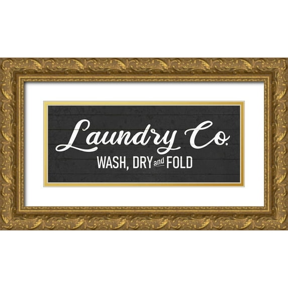 Allen, Kimberly 18x10 Gold Ornate Wood Framed with Double Matting Museum Art Print Titled - Laundry Co