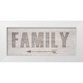 thumbnail image 1 of Allen, Kimberly 18x10 White Modern Wood Framed Museum Art Print Titled - Carved Family, 1 of 4
