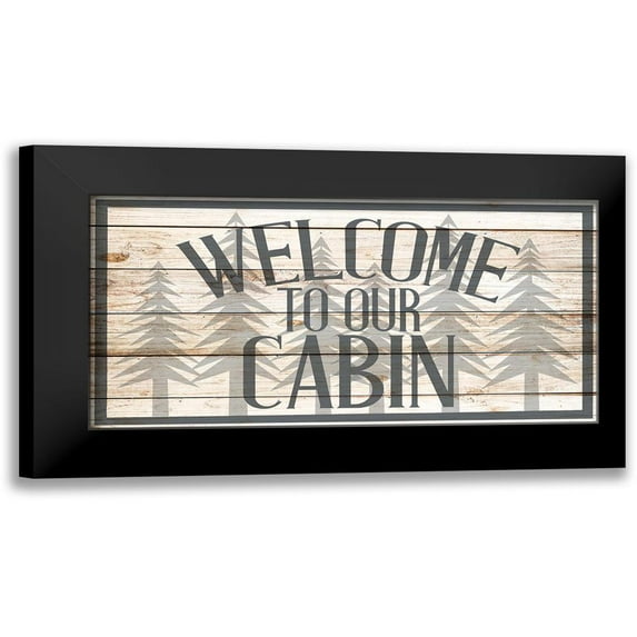 Allen, Kimberly 18x11 Black Modern Framed Museum Art Print Titled - Lake House 9