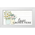 thumbnail image 1 of Allen, Kimberly 18x11 White Modern Wood Framed Museum Art Print Titled - Floral Jar 7, 1 of 4
