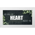 thumbnail image 1 of Allen, Kimberly 18x11 White Modern Wood Framed Museum Art Print Titled - God Knew my Heart, 1 of 4