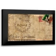 thumbnail image 1 of Allen, Kimberly 18x13 Black Modern Framed Museum Art Print Titled - Postcard Rome, 1 of 5