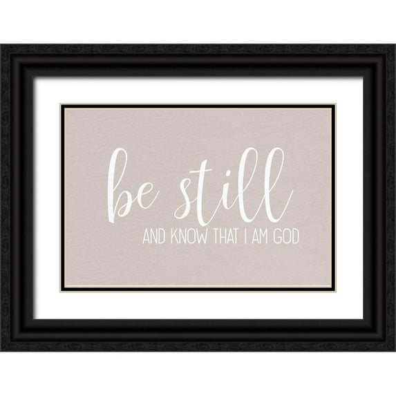 Allen, Kimberly 18x13 Black Ornate Wood Framed with Double Matting Museum Art Print Titled - Be Still Springs