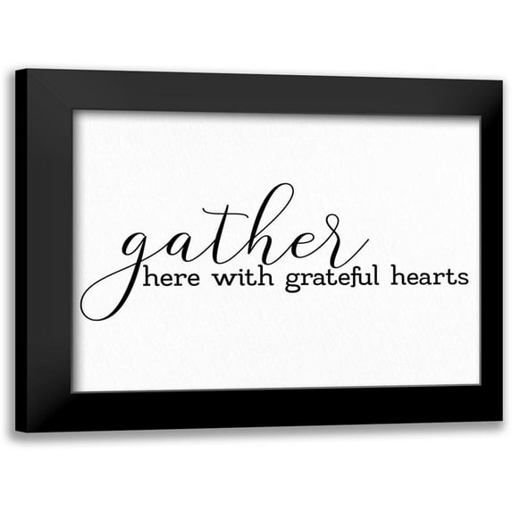 Allen, Kimberly 18x15 Black Modern Framed Museum Art Print Titled - Gather Here