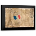 thumbnail image 1 of Allen, Kimberly 18x15 Black Modern Framed Museum Art Print Titled - Post Card Paris, 1 of 5