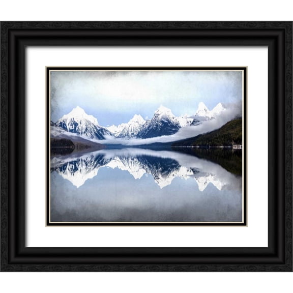 Allen, Kimberly 18x15 Black Ornate Wood Framed with Double Matting Museum Art Print Titled - Mountainside