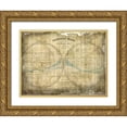 thumbnail image 1 of Allen, Kimberly 18x15 Gold Ornate Wood Framed with Double Matting Museum Art Print Titled - Constellation Map 1, 1 of 4