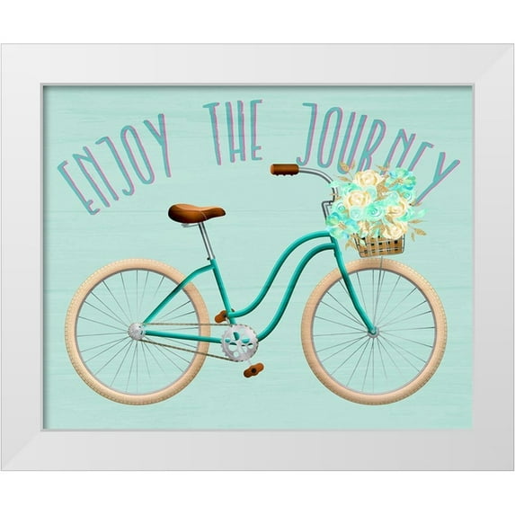 Allen, Kimberly 18x15 White Modern Wood Framed Museum Art Print Titled - Enjoy the Journey