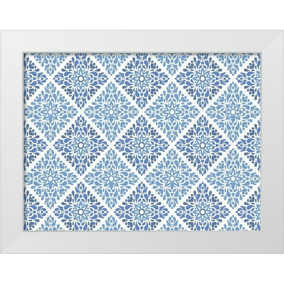 Allen, Kimberly 18x15 White Modern Wood Framed Museum Art Print Titled - Lemon Tile 13