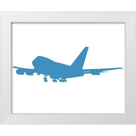 Allen, Kimberly 18x15 White Modern Wood Framed Museum Art Print Titled - Lets Jet 3