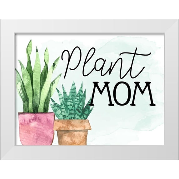 Allen, Kimberly 18x15 White Modern Wood Framed Museum Art Print Titled - Plant Mom