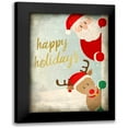 thumbnail image 1 of Allen, Kimberly 18x24 Black Modern Framed Museum Art Print Titled - Santa and Rudolph, 1 of 5