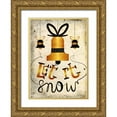 thumbnail image 1 of Allen, Kimberly 18x24 Gold Ornate Wood Framed with Double Matting Museum Art Print Titled - Let it Snow, 1 of 4