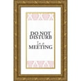 thumbnail image 1 of Allen, Kimberly 18x32 Gold Ornate Wood Framed with Double Matting Museum Art Print Titled - In a Meeting, 1 of 4
