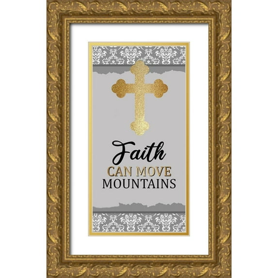Allen, Kimberly 18x32 Gold Ornate Wood Framed with Double Matting Museum Art Print Titled - Walk 1