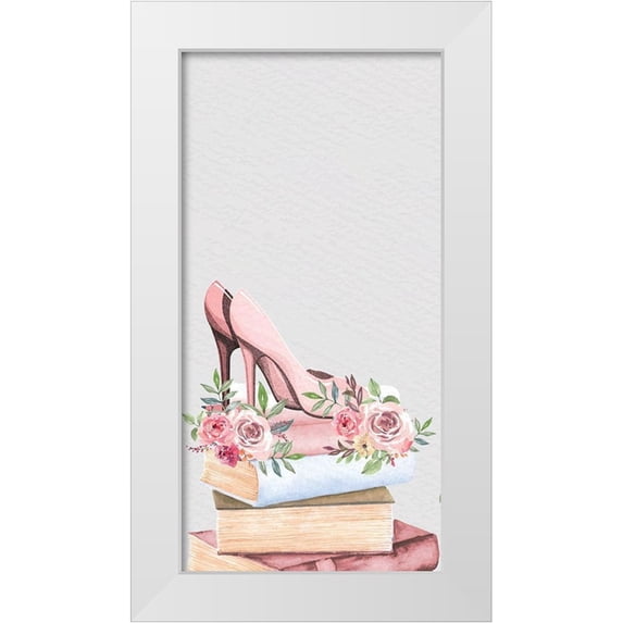 Allen, Kimberly 18x32 White Modern Wood Framed Museum Art Print Titled - Pink Scent 2 V2