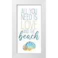 thumbnail image 1 of Allen, Kimberly 18x32 White Modern Wood Framed Museum Art Print Titled - Seashore Shells 3, 1 of 4