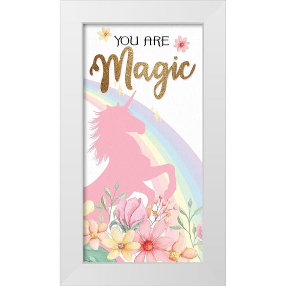 Allen, Kimberly 18x32 White Modern Wood Framed Museum Art Print Titled - You are Magic 1