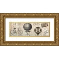 thumbnail image 1 of Allen, Kimberly 18x9 Gold Ornate Wood Framed with Double Matting Museum Art Print Titled - Live Love Travel 1, 1 of 4